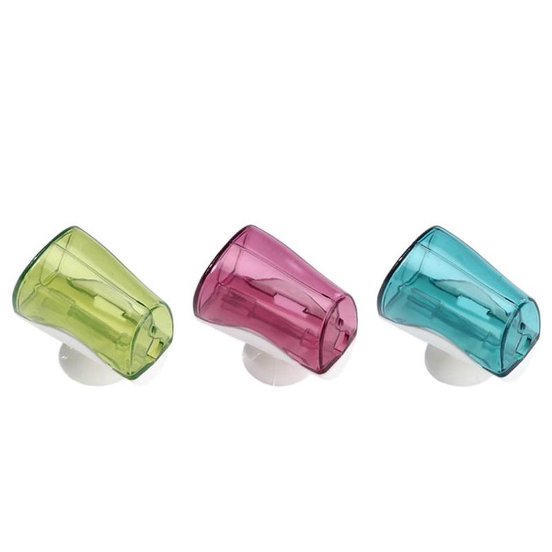 3-pack Creative Suction Cup Toothbrush Dust Covers, Suction Cup Home Toothbrush Holders, Opening and Closing Toothbrush Covers, Factory Wholesale